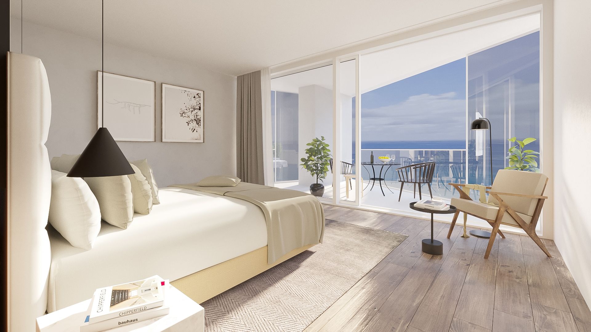 Rendering of a residence interior